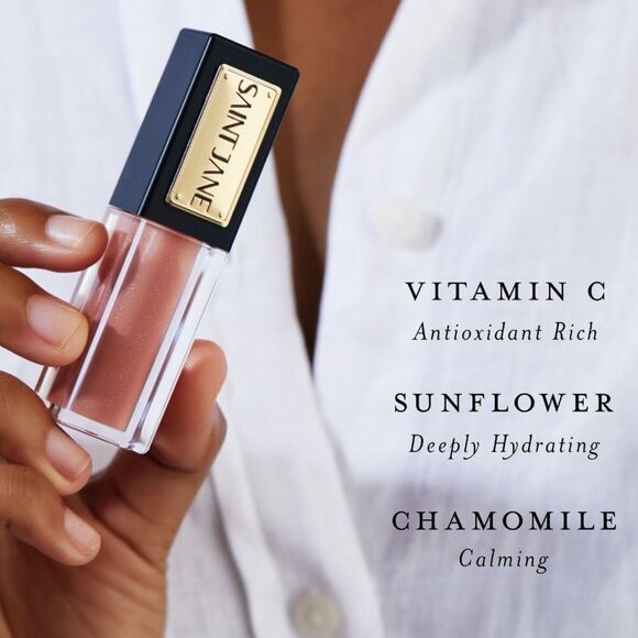 SAINT JANE Plumping Lip Oil in shade "Elixir" (Pink Sparkle) - Picture 7 of 13